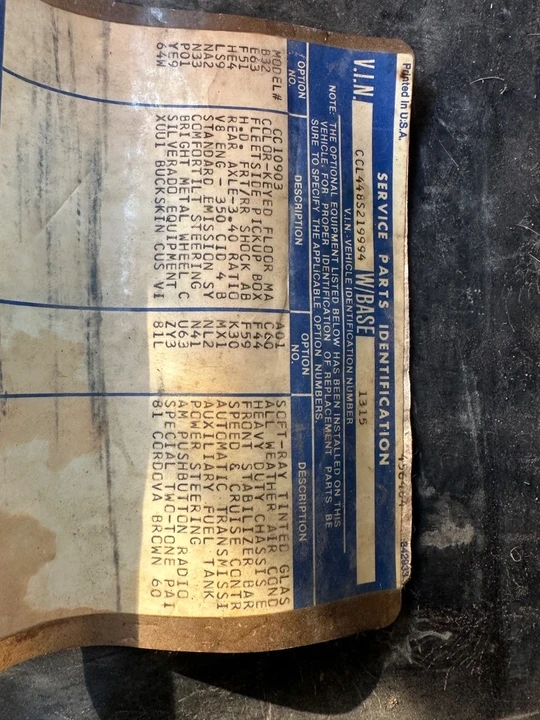 1978 Chevrolet C/K 3rd Gen - Image 6 of 15