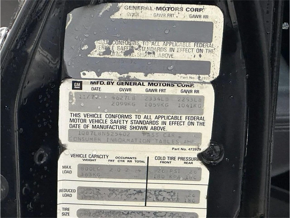 1978 Chevrolet Camaro 2nd Gen - Image 30 of 31