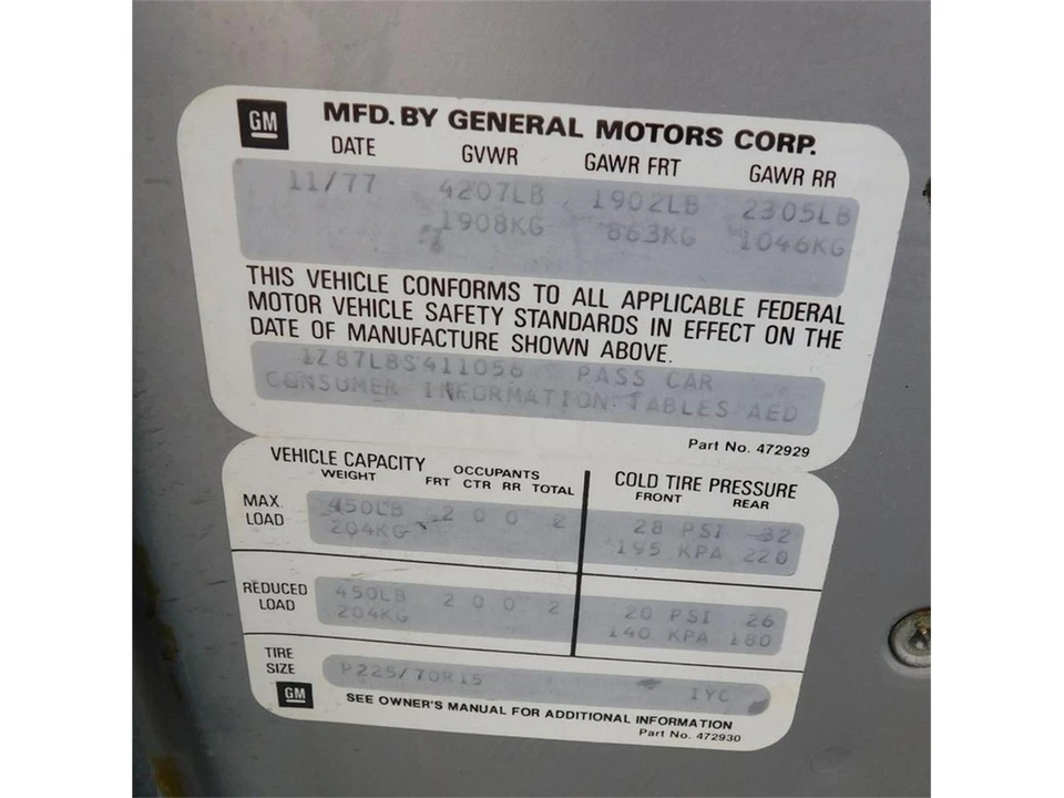 1978 Chevrolet Corvette C3 - Image 18 of 31