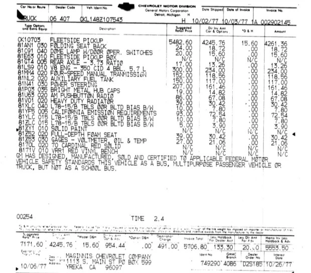 1978 Chevrolet C/K 3rd Gen - Image 8 of 8