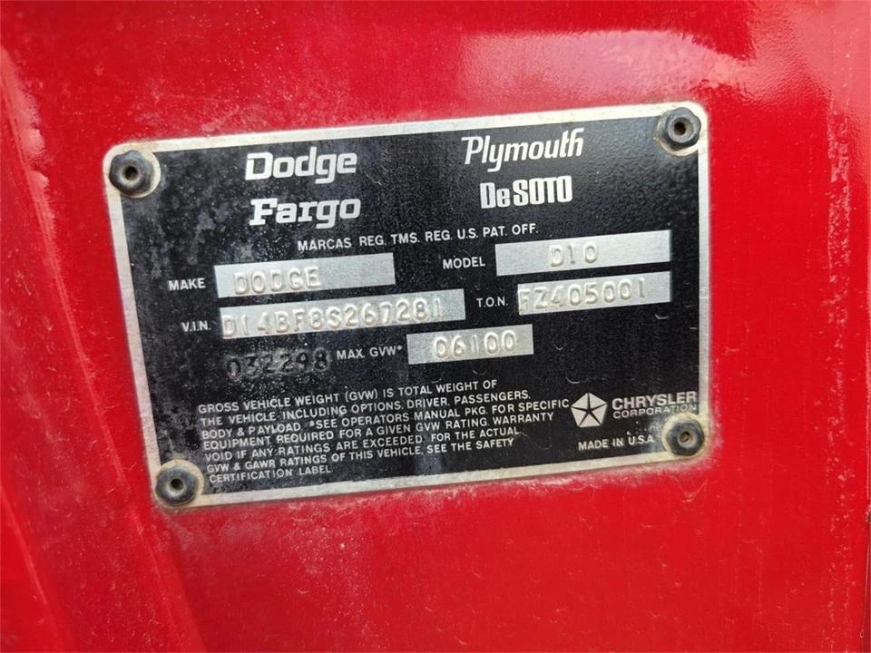 1978 Dodge D Series 3rd Gen - Image 20 of 20