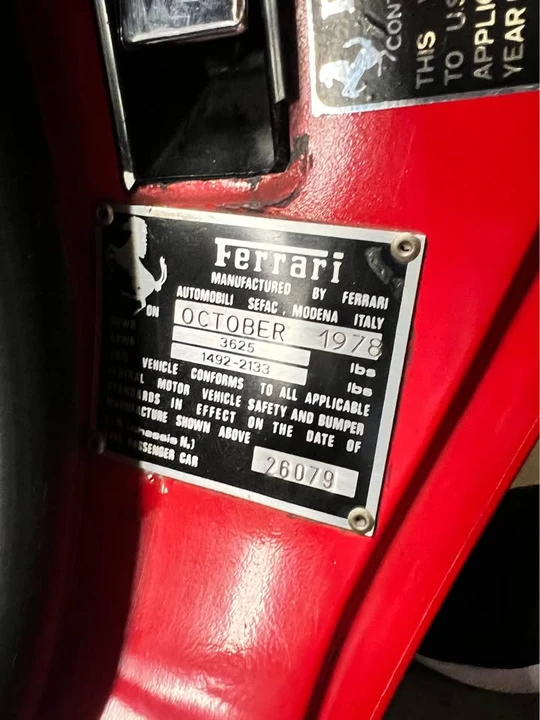 1978 Ferrari 308 GTS - Image 6 of 11