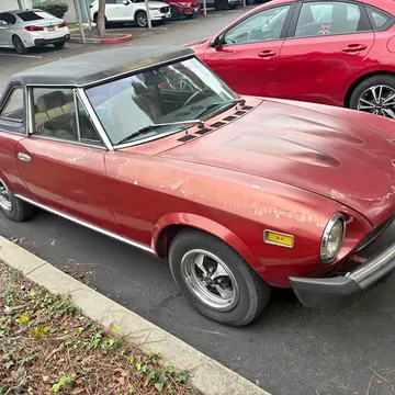 1978 Fiat 124 Spider Classica Convertible