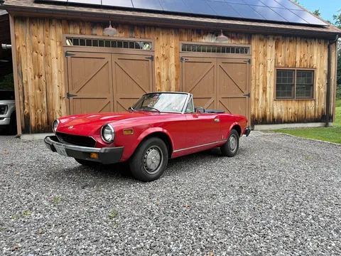 1978 Fiat 124 Spider Classica Convertible 2D