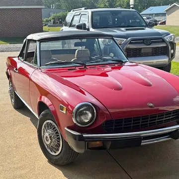 1978 Fiat spider 124 convertible4 cy 5 speed sale or trade