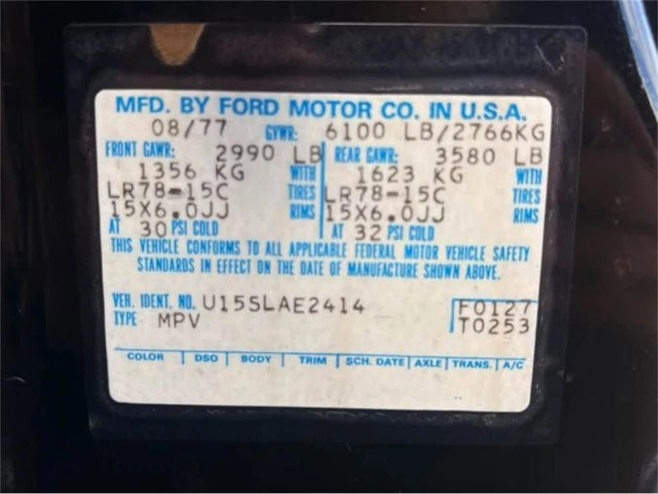 1978 Ford Bronco 2nd Gen - Image 19 of 30