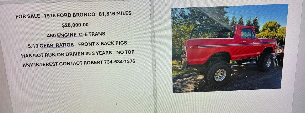 1978 Ford Bronco 2nd Gen - Image 12 of 12