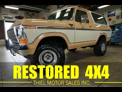 1978 Ford Bronco XLT Ranger 4X4 Trailer Special