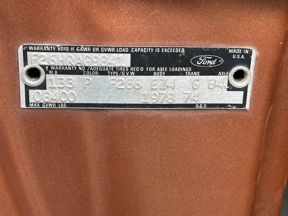 1978 Ford F-Series 6th Gen - Image 21 of 21