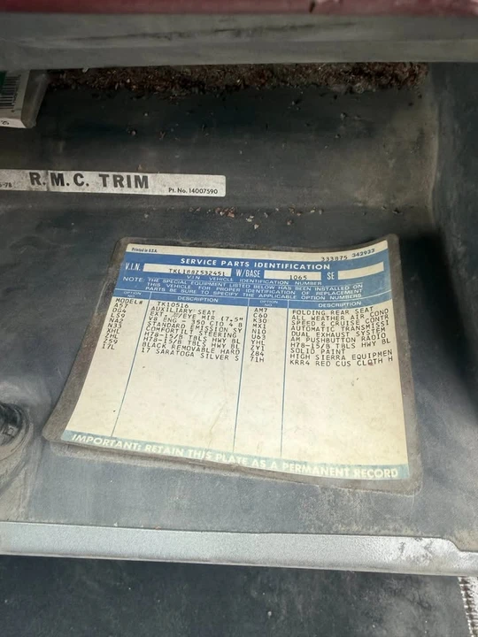 1978 GMC Jimmy 2nd Gen - Image 12 of 12