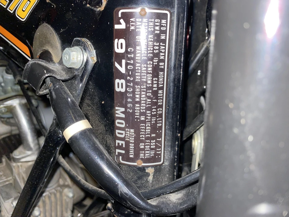 1978 Honda CT70 - Image 26 of 31