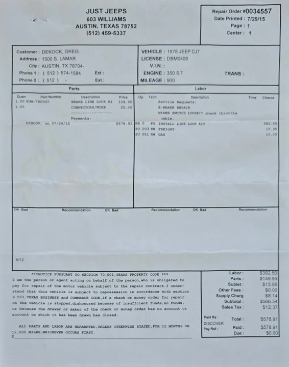 1978 Jeep CJ - Image 22 of 24