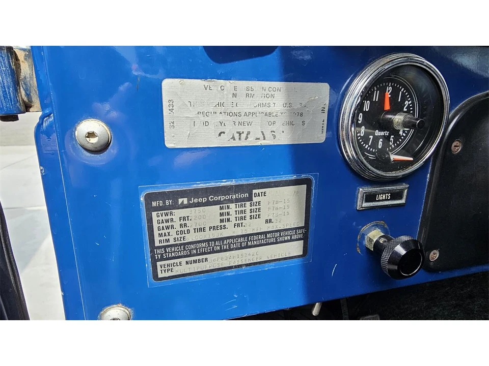 1978 Jeep CJ5 - Image 14 of 31