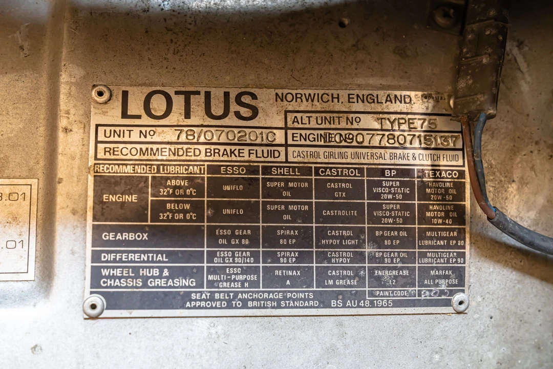 1978 Lotus Elite 2nd Gen - Image 19 of 20