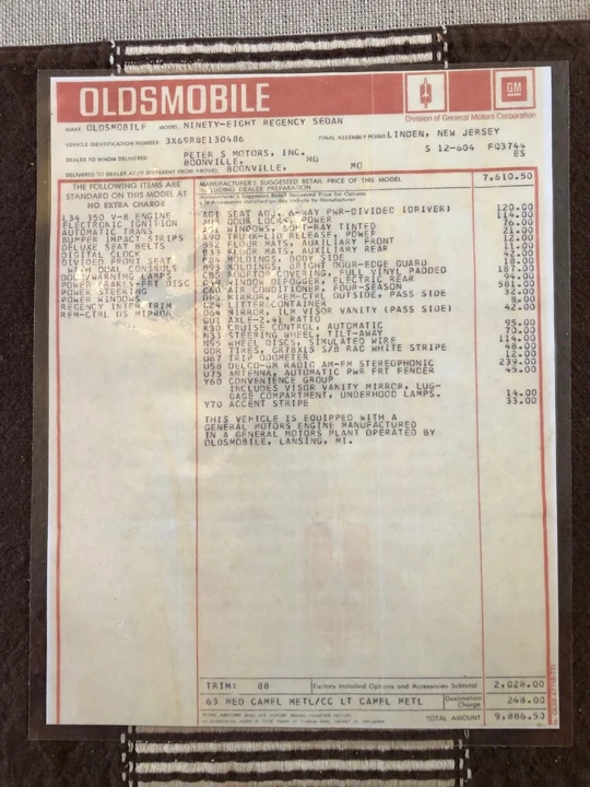 1978 Oldsmobile 98 - Image 19 of 19