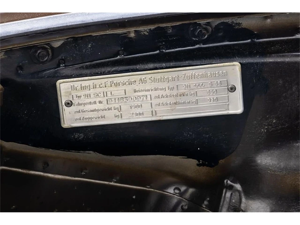 1978 Porsche 911 Carrera SC - Image 20 of 31