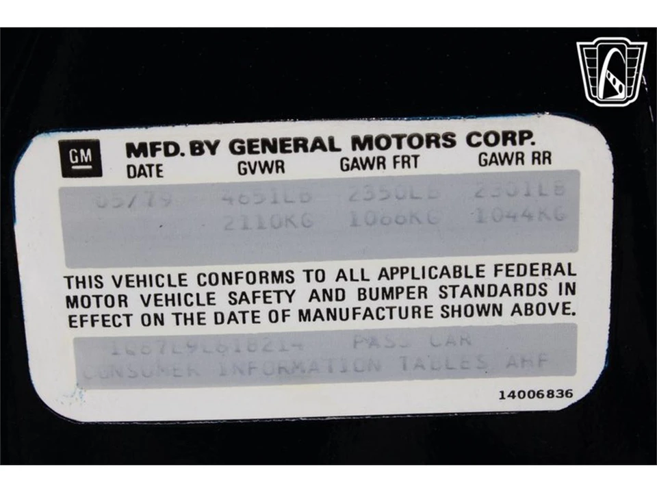 1979 Chevrolet Camaro 2nd Gen - Image 19 of 31