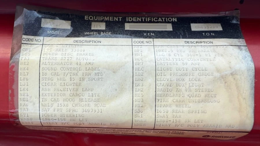1979 Dodge D Series 3rd Gen - Image 18 of 24