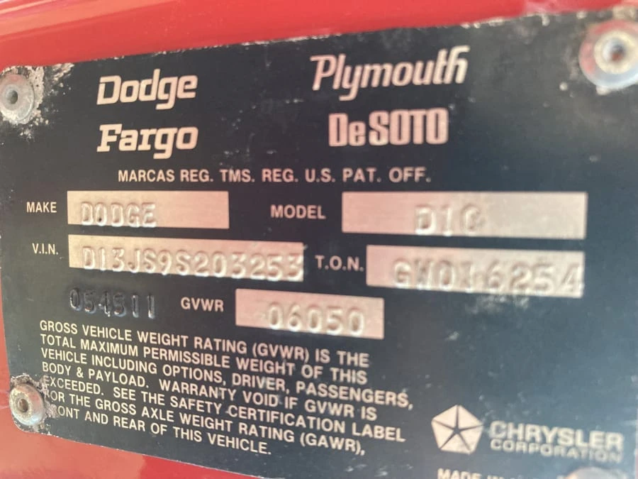 1979 Dodge D Series 3rd Gen - Image 15 of 17