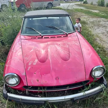 1979 Fiat 124 Spider Abarth Convertible 2D