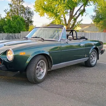 1979 Fiat 124 Spider Classica Convertible 2D