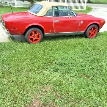 1979 Fiat 124 Spider Classica Convertible 2D