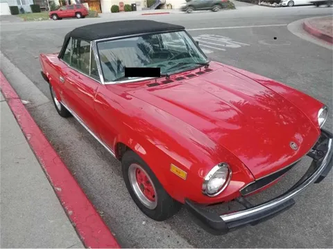 1979 Fiat Spider 2000 Convertible