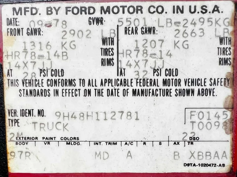1979 Ford Ranchero 5th-7th Gen - Image 15 of 15