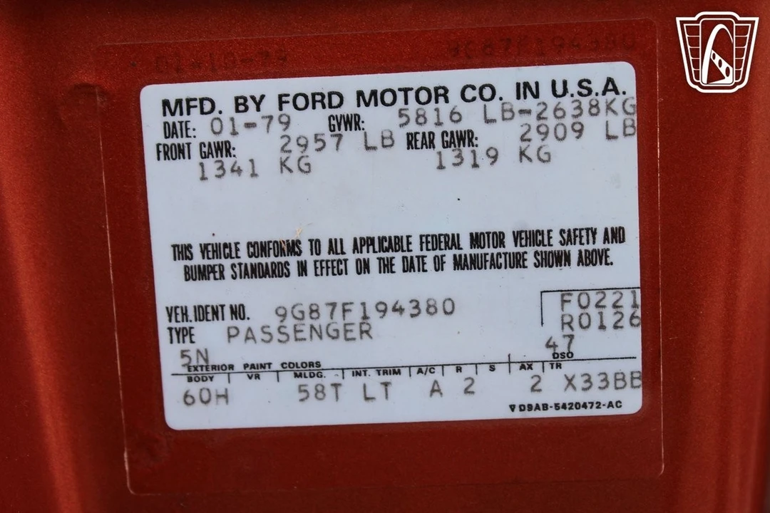 1979 Ford Thunderbird 7th Gen - Image 3 of 12