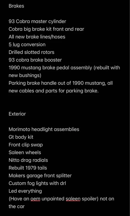 1979 Ford Mustang 3rd Gen - Image 10 of 10