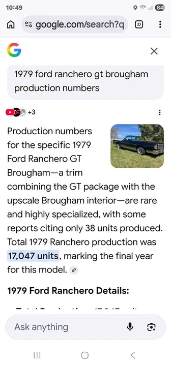 1979 Ford Ranchero 5th-7th Gen - Image 17 of 17