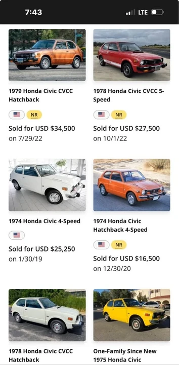 1979 Honda Civic 1st Gen - Image 14 of 16