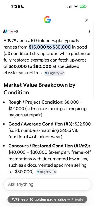 1979 Jeep SJ Gladiator - Image 24 of 24
