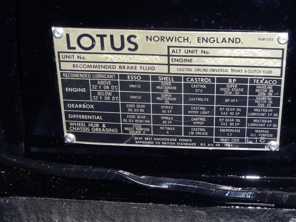 1979 Lotus Esprit Series 2 - Image 6 of 7