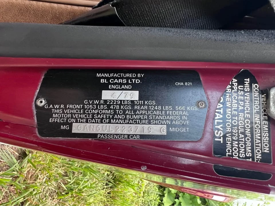 1979 MG Midget - Image 18 of 19