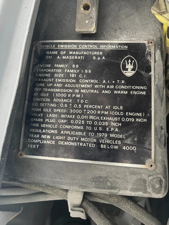 1979 Maserati - Image 11 of 31