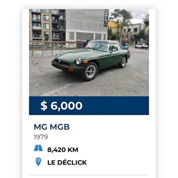 1979 MG MGB