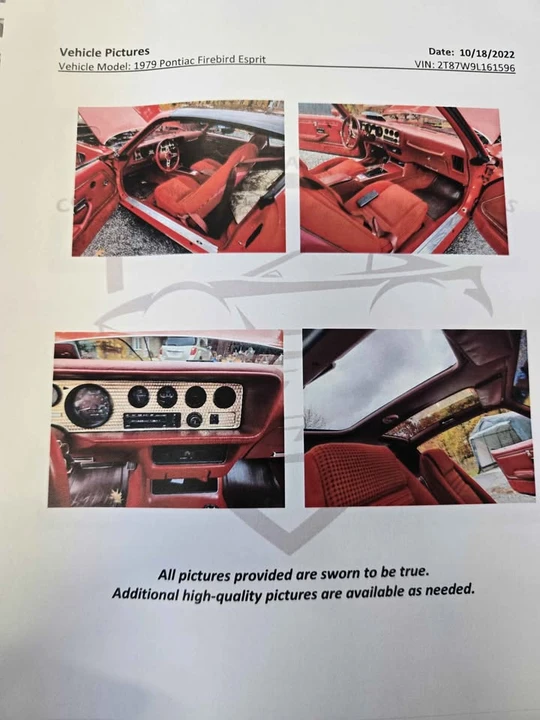 1979 Pontiac Firebird 2nd Gen - Image 20 of 20