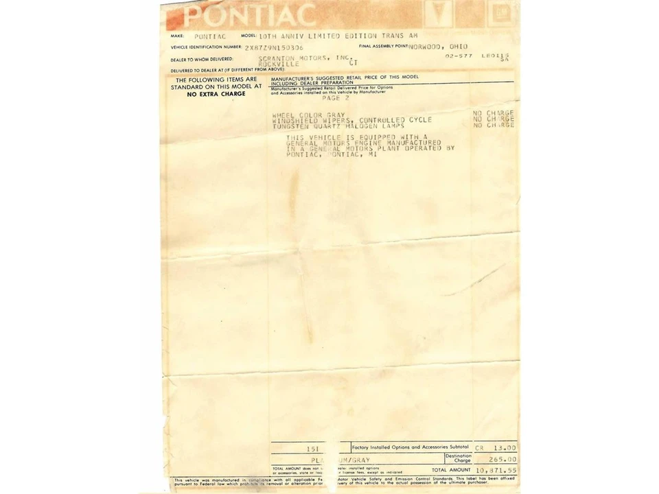 1979 Pontiac Firebird Trans Am 2nd Gen - Image 24 of 31