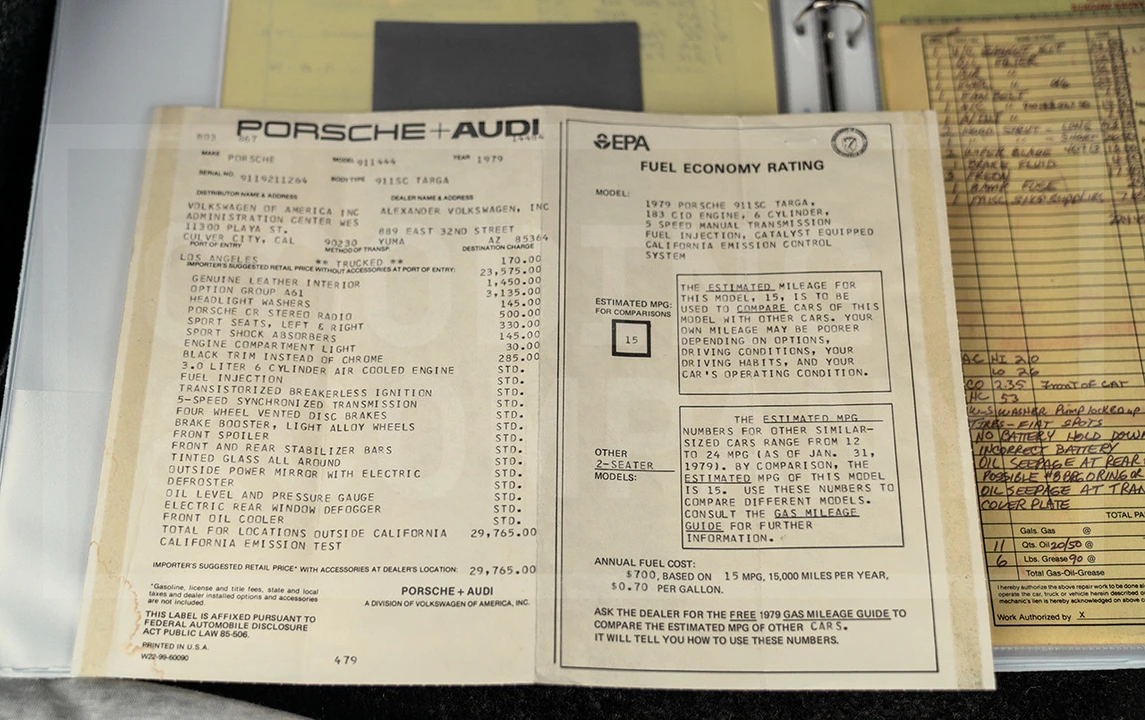 1979 Porsche 911 Carrera SC - Image 17 of 21