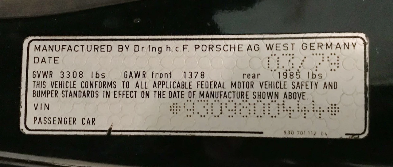 1979 Porsche 930 Turbo - Image 29 of 31