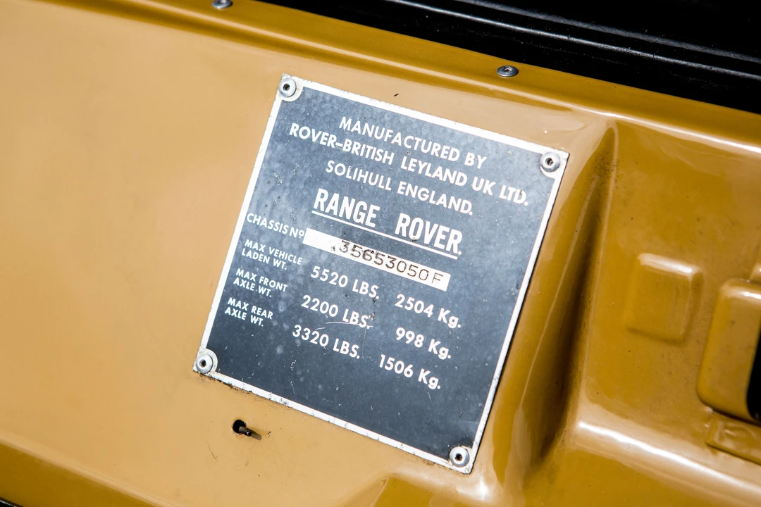 1979 Land Rover Range Rover Classic - Image 28 of 29