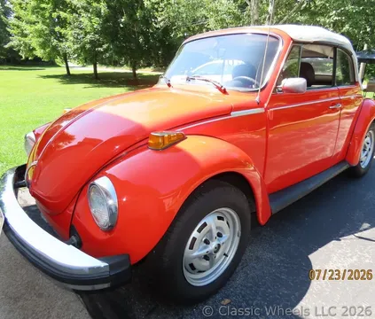 1979 Volkswagen Super Beetle Karmann Convertible