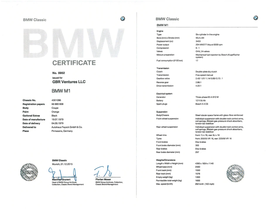 1980 BMW M1 - Image 2 of 31