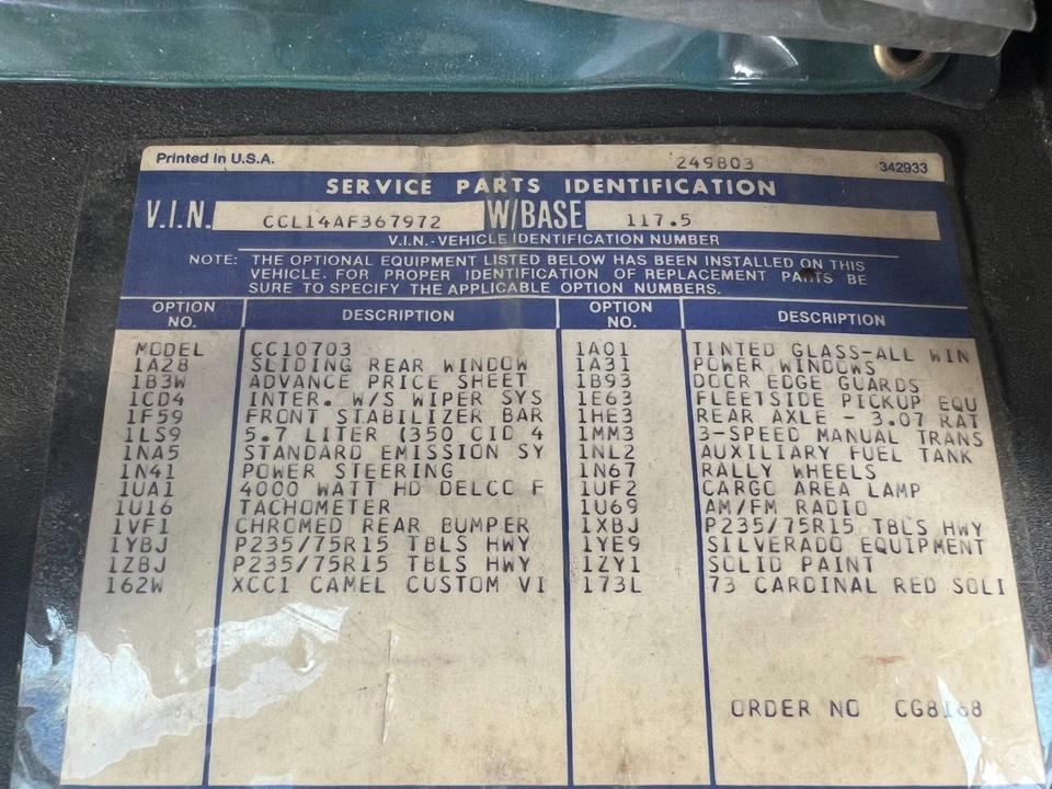 1980 Chevrolet C/K 3rd Gen - Image 16 of 16