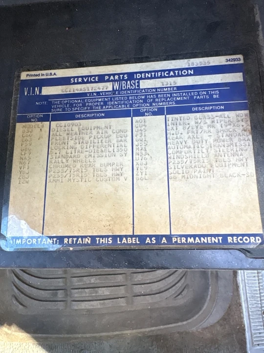 1980 Chevrolet C/K 3rd Gen - Image 18 of 18