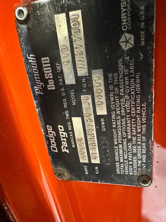 1980 Dodge D Series 3rd Gen - Image 11 of 21