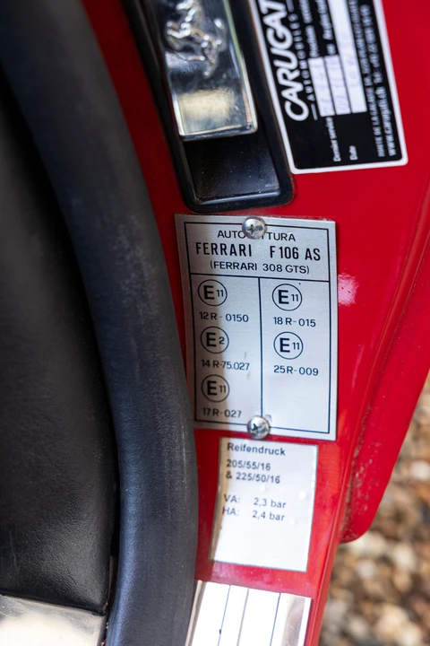 1980 Ferrari 308 GTS - Image 13 of 31