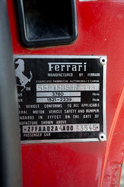 1980 Ferrari 308 GTS - Image 3 of 7