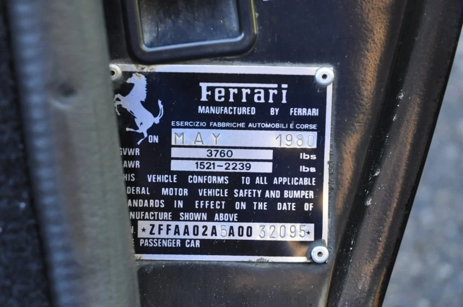 1980 Ferrari 308 GTS - Image 12 of 12